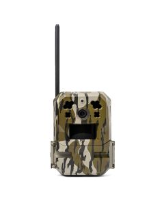 Moultrie Mobile Edge Pro Cellular Trail Camera with antenna up - front view