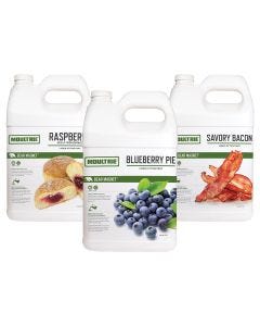 Moultrie Bear Magnet® Liquid Attractant - 1-gallon jugs - 3 flavors available: Blueberry Pie, Raspberry Jelly Doughnut, Savory Bacon