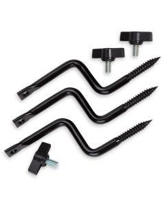 Moultrie EZ Tree Mount 3-Pack with mounts and included 1/4" x 20 wing screws