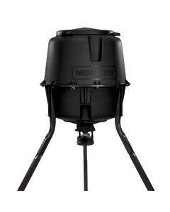 Moultrie 30-Gallon Deer Feeder Standard Tripod Feeder featuring the All-In-One Quick-Lock Feeder Kit