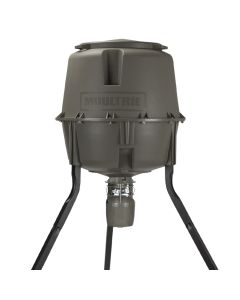 Moultrie 30-Gallon Unlimited Tripod Feeder featuring the NXT Hunter Feeder Kit