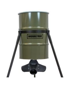 Moultrie 55-Gallon Barrel Feeder featuring the Gravity Feeder Kit