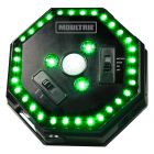 Moultrie Feeder Hog Light with green LEDs illuminated