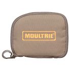 Front of Moultrie SD Card Soft Case with orange embroidered Moultrie logo