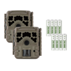 Moultrie Micro-32i Kit - 2 Pack Camera Bundle with batteries