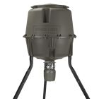 Moultrie 30-Gallon Unlimited Tripod Feeder featuring the NXT Hunter Feeder Kit
