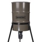 Moultrie 55-Gallon Barrel Feeder featuring the Pro Hunter II Feeder Kit